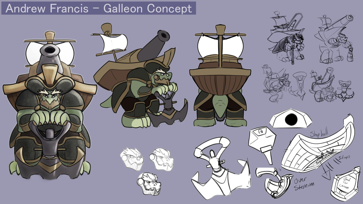 Galleon Concept Art